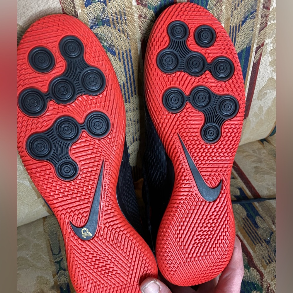 Nike Phantom GT Academy IC Black Chile Red NWT leather men’s 7.5 soccer leather - Picture 8 of 8